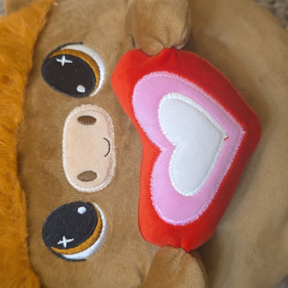 Cute 9 Inch Plush Bull Stuffy with Valentine's Day Heart - Picture 2 of 6